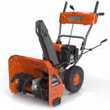 NOVUS Gas Snow Blower 24 Inch, 2 Stage Self Propelled Snow Thrower, 212cc OHV Snow Engine with Electric Start, Steel Auger, LED Headlight, 190° Chute Rotation, Up to 40ft Throwing Distance