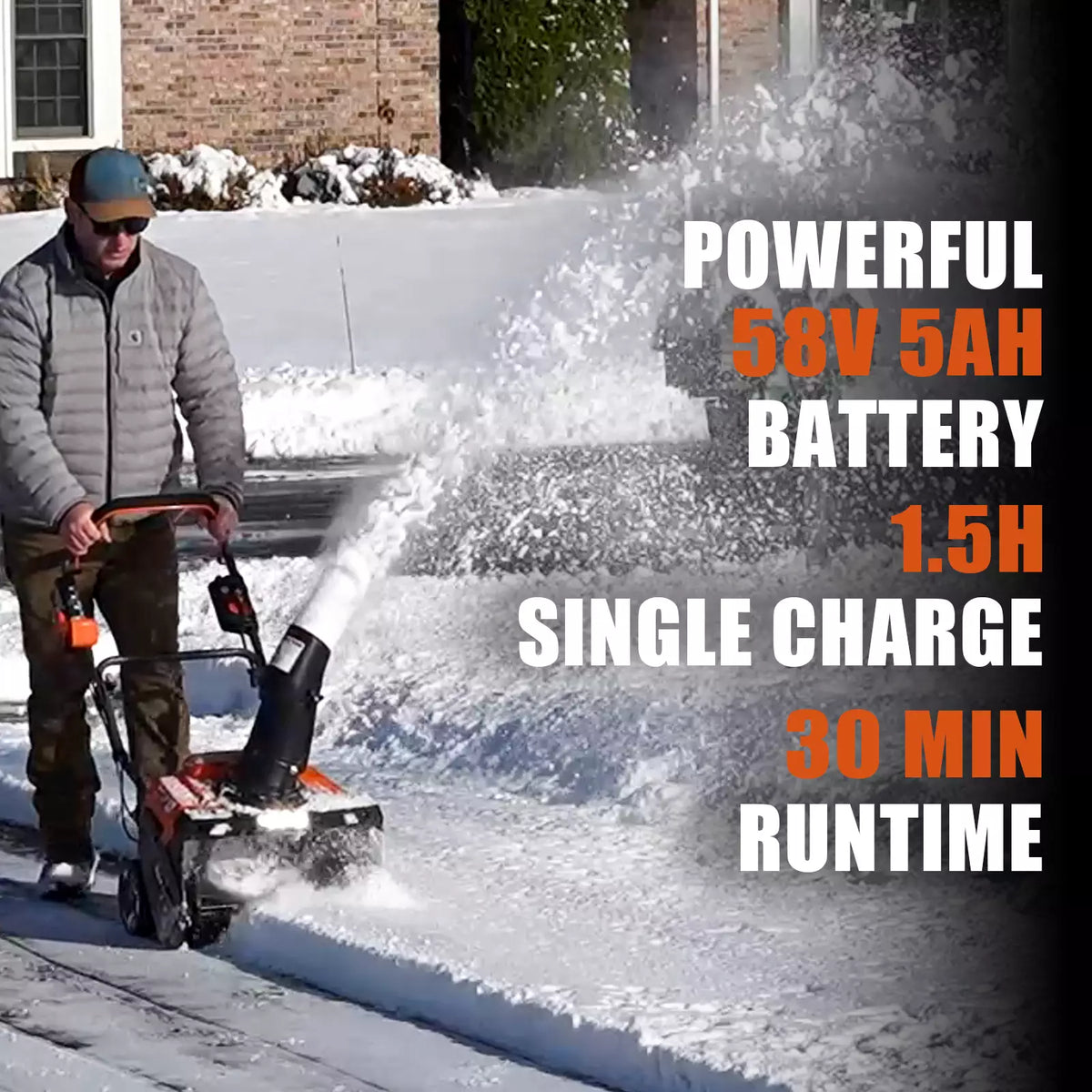 18″ Cordless Snow Blower NV18SSB