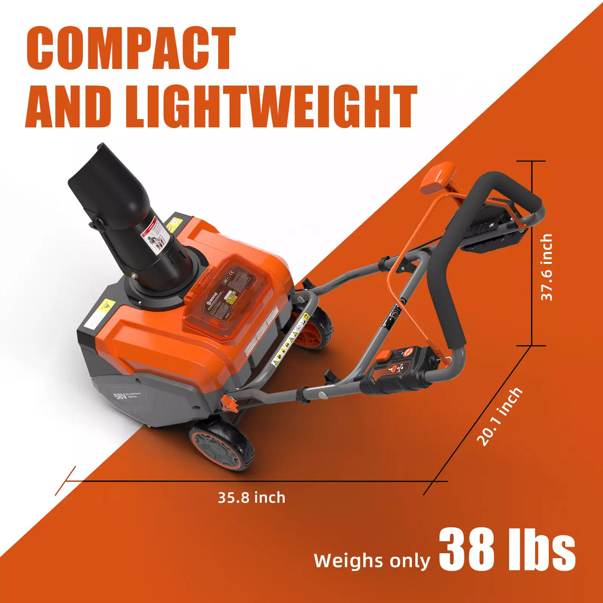 18″ Cordless Snow Blower NV18SSB