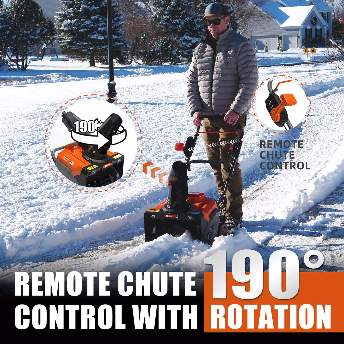 18″ Cordless Snow Blower NV18SSB