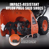 NOVUS Gas Snow Blower 24 Inch, 2 Stage Self Propelled Snow Thrower, 212cc OHV Snow Engine with Electric Start, Steel Auger, LED Headlight, 190° Chute Rotation, Up to 40ft Throwing Distance