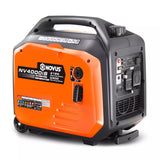 NOVUS 4125W Inverter Generator with Wheels, Portable Gas Powered Generator | Telescoping Handle, Quiet Gas Generators for Home Use, Camping, Emergency Backup, 30A RV Outlet, CO Sensor